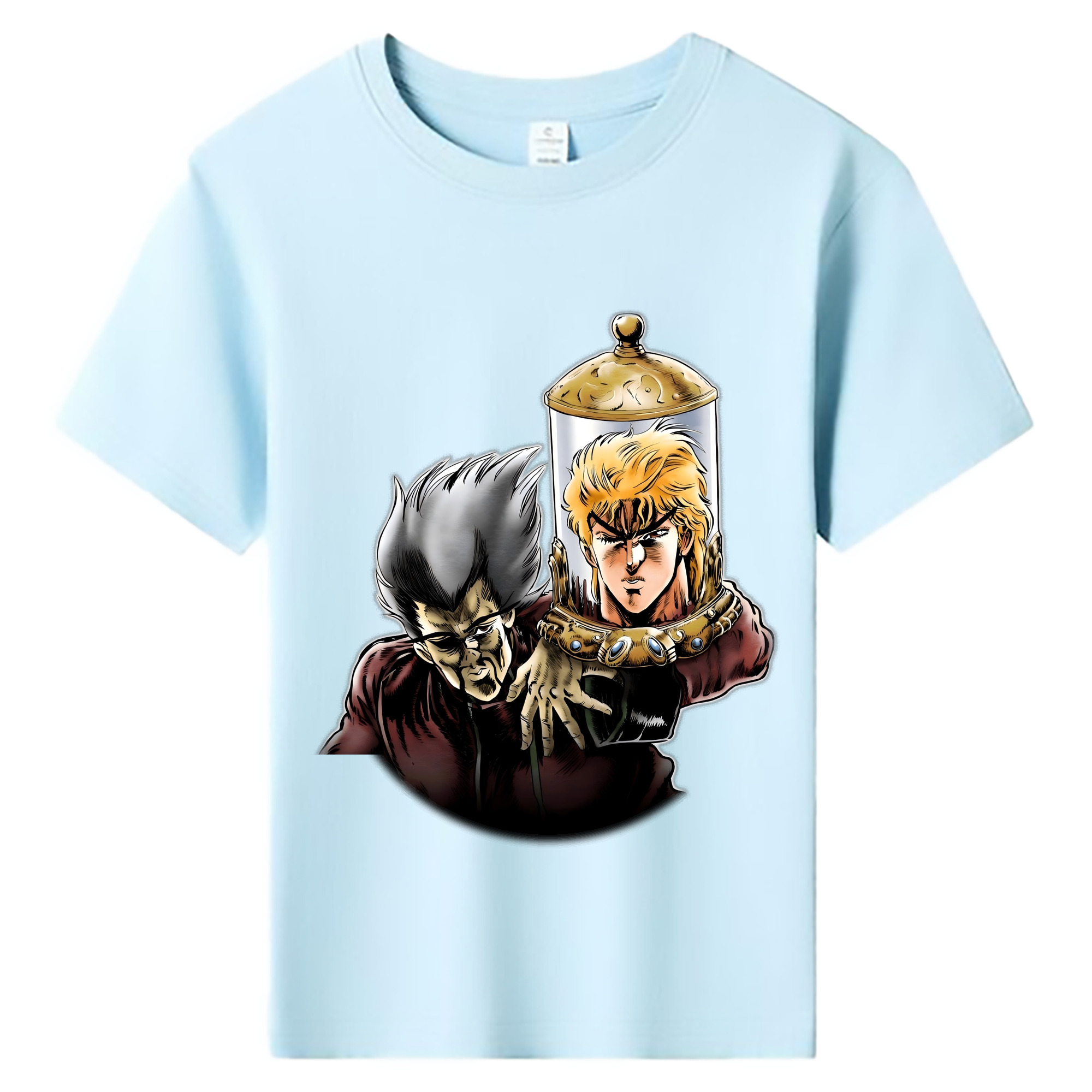 （画像用） ジョジョの奇妙な冒険 ディオ?ブランドー JoJo's Bizarre Adventure Dio Brando 綿100％キッズTシャツ（フロントプリント）
